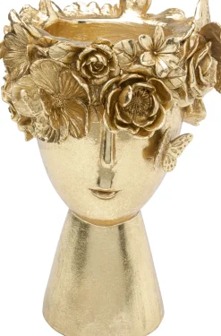 KARE Deko Vase Flowercrown Gold 20cm Sale
