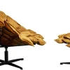 KARE Drehsessel + Hocker Blossom Online