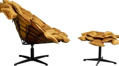 KARE Drehsessel + Hocker Blossom Online