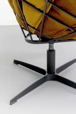 KARE Drehsessel + Hocker Blossom Online