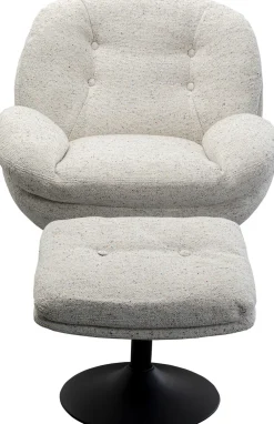 KARE Drehsessel + Hocker Stanford