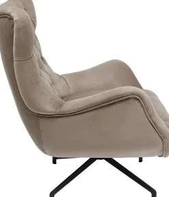 KARE Drehsessel Bellissima Velvet Taupe Sale