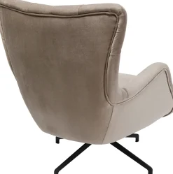 KARE Drehsessel Bellissima Velvet Taupe Sale
