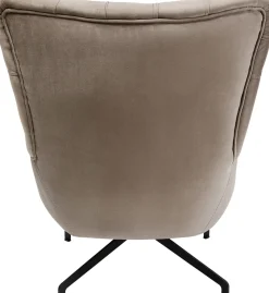 KARE Drehsessel Bellissima Velvet Taupe Sale