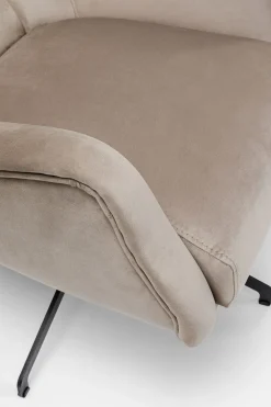 KARE Drehsessel Bellissima Velvet Taupe Sale
