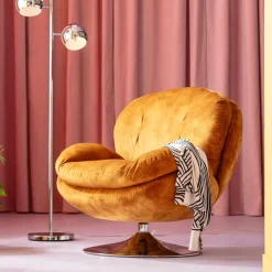 KARE Drehsessel Cosy Amber Hot