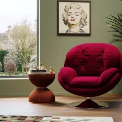 KARE Drehsessel Cosy Berry Hot
