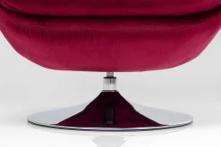 KARE Drehsessel Cosy Berry Hot