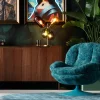 KARE Drehsessel Cosy Blau