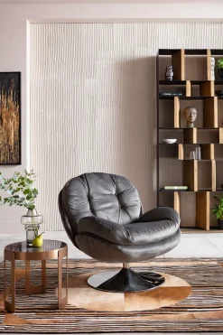 KARE Drehsessel Cosy Grau Online
