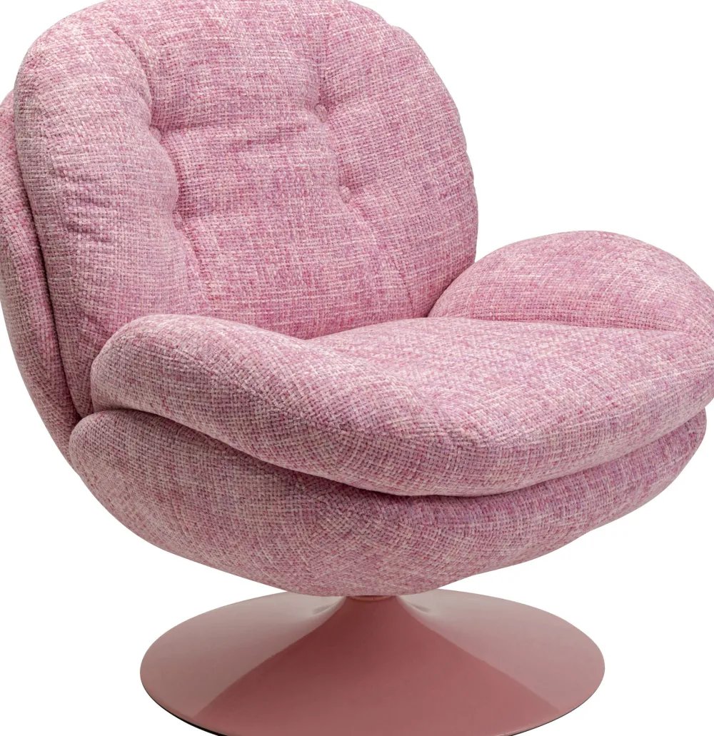 KARE Drehsessel Cosy Pink Hot