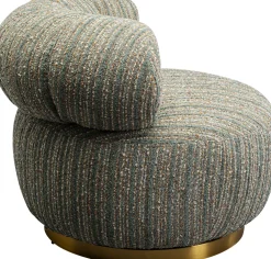 KARE Drehsessel Couture Stripes Blau New