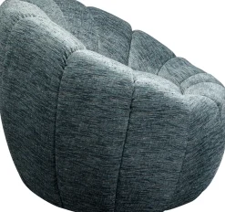 KARE Drehsessel Fiori Blau Sale