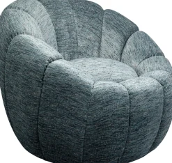 KARE Drehsessel Fiori Blau Sale