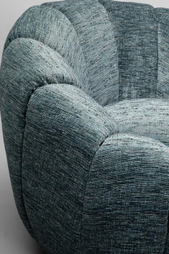 KARE Drehsessel Fiori Blau Sale