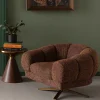 KARE Drehsessel Janno Braun Outlet