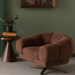 KARE Drehsessel Janno Braun Outlet