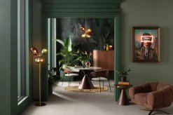 KARE Drehsessel Janno Braun Outlet