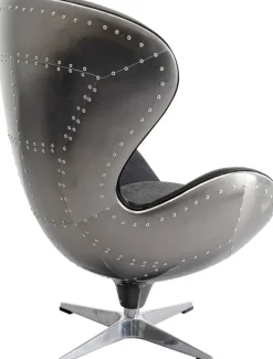 KARE Drehsessel Lounge Black Graphit Outlet