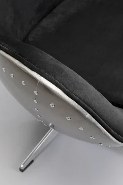 KARE Drehsessel Lounge Black Graphit Outlet