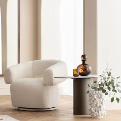 KARE Drehsessel Maye Creme Sale