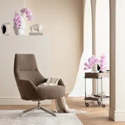 KARE Drehsessel Mimi Mocca Online