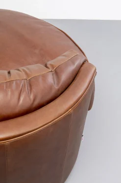 KARE Drehsessel Music Hall Leder Braun Clearance