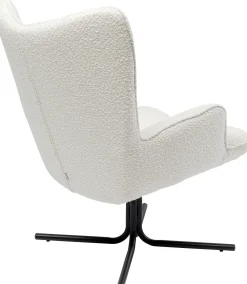 KARE Drehsessel Oscar Boucle Creme Sale