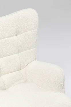 KARE Drehsessel Oscar Boucle Creme Sale