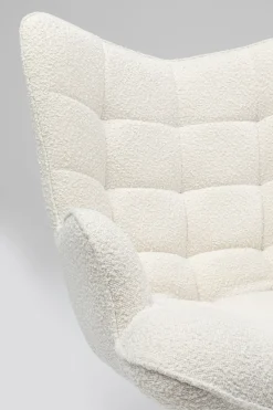 KARE Drehsessel Oscar Boucle Creme Sale