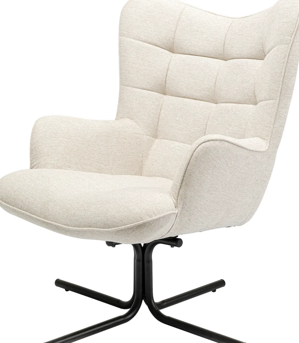 KARE Drehsessel Oscar Creme New