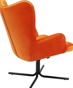 KARE Drehsessel Oscar Velvet Orange New