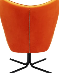 KARE Drehsessel Oscar Velvet Orange New