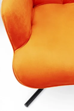KARE Drehsessel Oscar Velvet Orange New