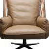 KARE Drehsessel Paradiso Braun Outlet