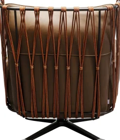 KARE Drehsessel Paradiso Braun Outlet