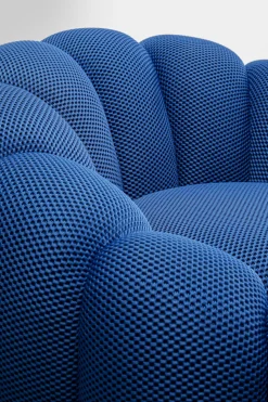 KARE Drehsessel Peppo Bloom Blau Sale