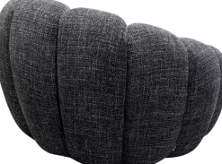 KARE Drehsessel Peppo Bloom Melange Schwarz Best