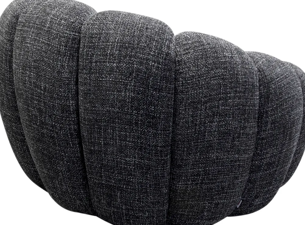 KARE Drehsessel Peppo Bloom Melange Schwarz Best