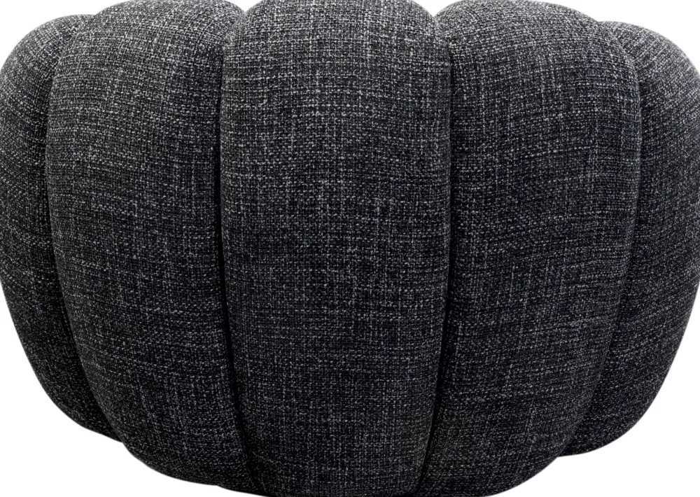 KARE Drehsessel Peppo Bloom Melange Schwarz Best