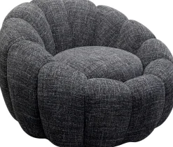 KARE Drehsessel Peppo Bloom Melange Schwarz Best