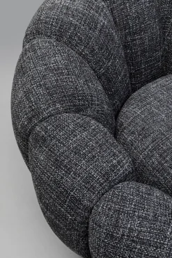 KARE Drehsessel Peppo Bloom Melange Schwarz Best