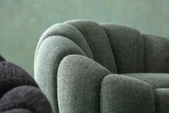KARE Drehsessel Peppo Bloom Melange Grün Sale