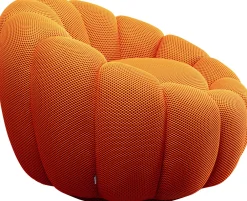 KARE Drehsessel Peppo Bloom Orange Hot