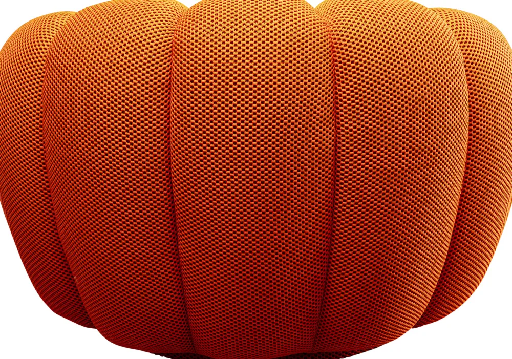 KARE Drehsessel Peppo Bloom Orange Hot