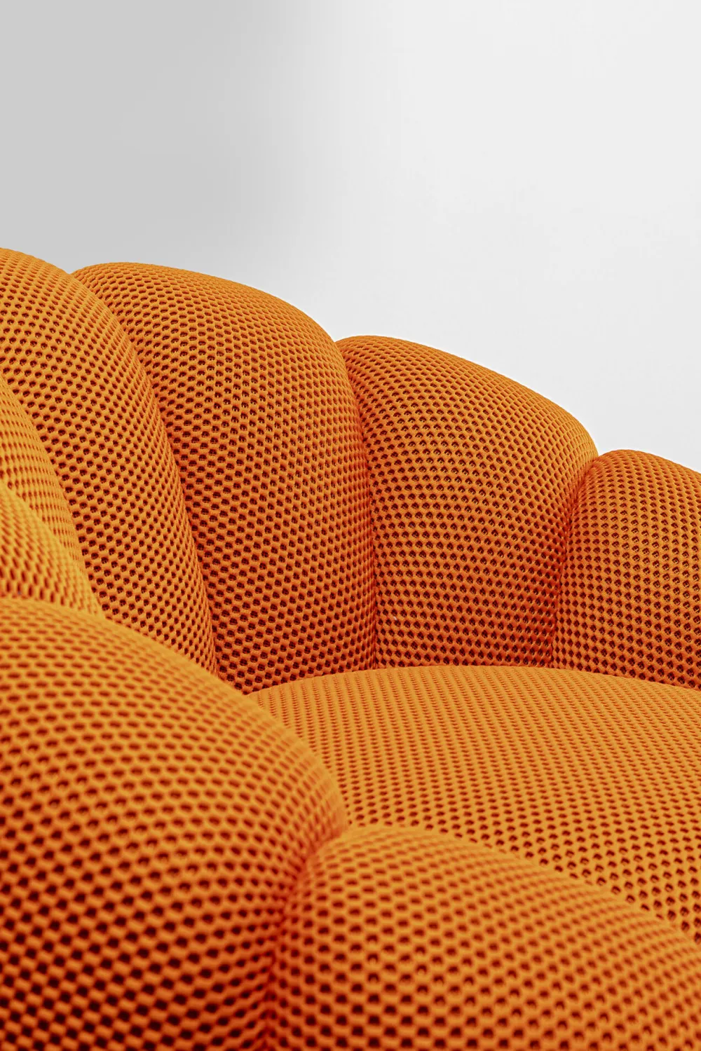 KARE Drehsessel Peppo Bloom Orange Hot