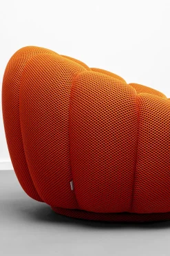 KARE Drehsessel Peppo Bloom Orange Hot