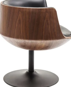 KARE Drehstuhl Club Walnut
