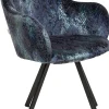 KARE Drehstuhl Coco Hugs Keops Blau Limited New