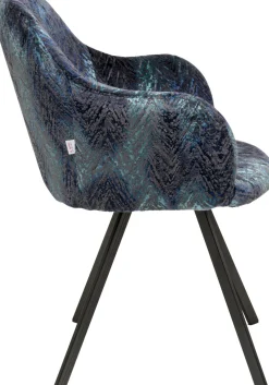 KARE Drehstuhl Coco Hugs Keops Blau Limited New